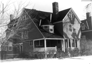 One of A.H. Rice homes, on Bartlett Avenue.  Photo, Massachusetts Cultural Resource Information System